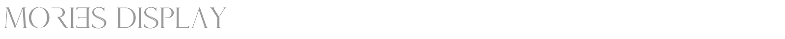 Mories font preview